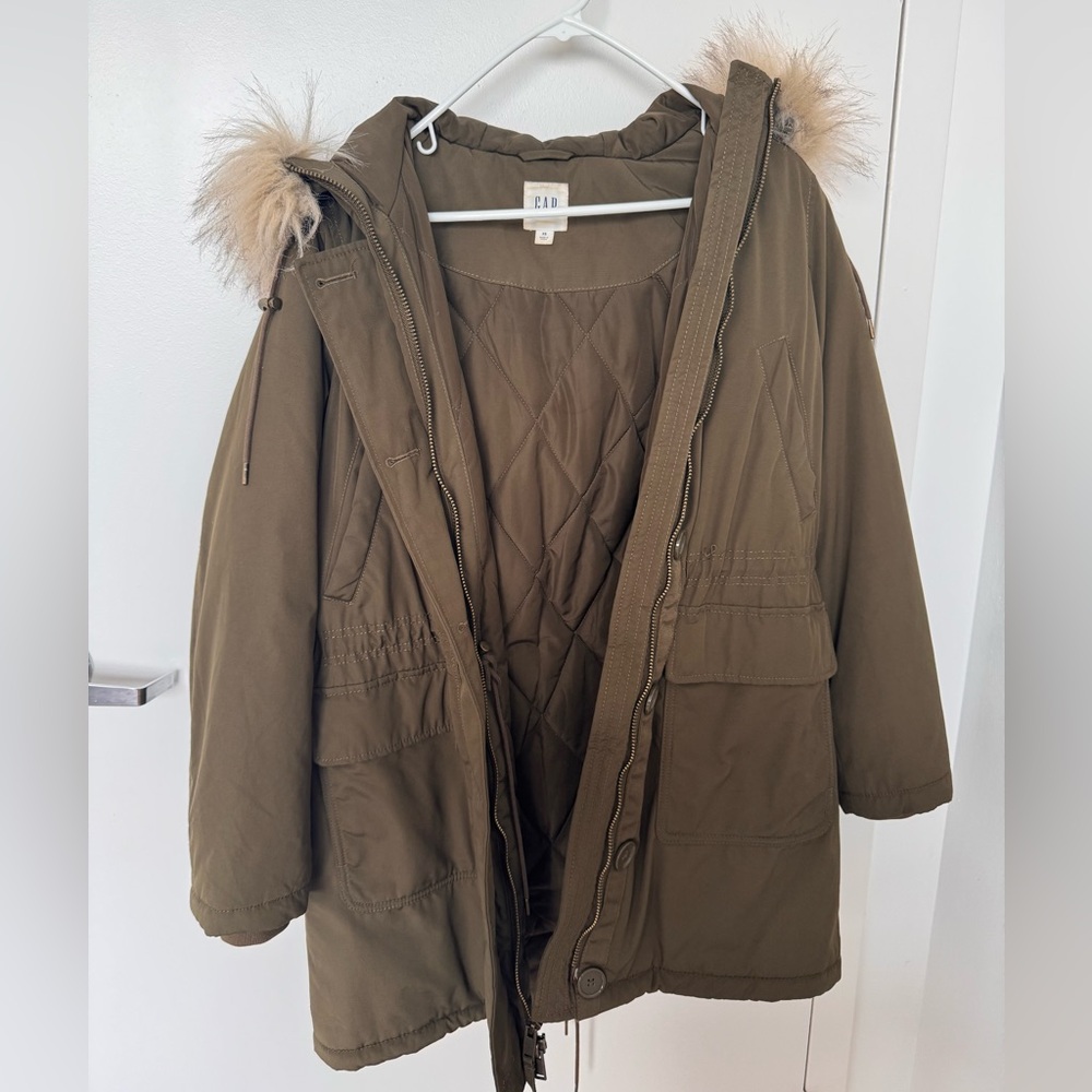 Gap Women's Olive Parka Jacket